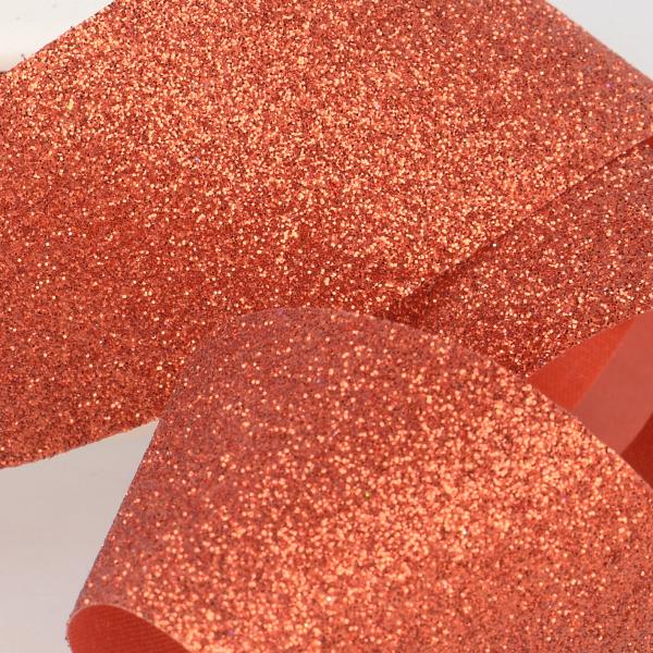 Glitzerband 20mm Rot
